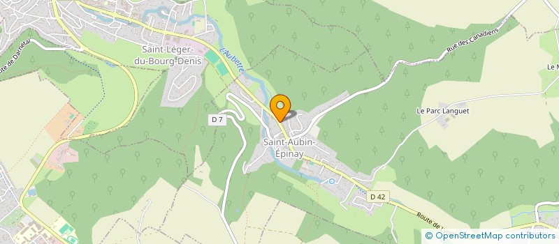 localisation de l'entreprise MADAME FABIENNE SERVO  SAINT-AUBIN-EPINAY