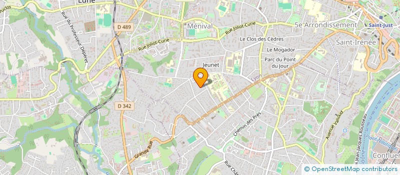 localisation de l'entreprise MADAME FABIENNE SEVE à LYON