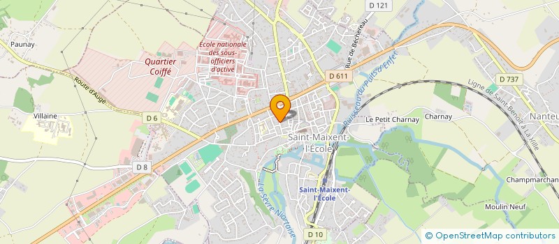 localisation de l'entreprise MADAME FABIENNE SICARD à SAINT-MAIXENT-L'ECOLE