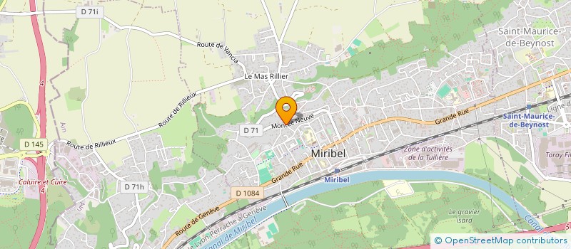 localisation de l'entreprise MADAME FABIENNE SIMON à MIRIBEL