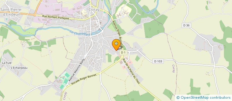 localisation de l'entreprise MADAME FABIENNE SOULARD  CIVRAY