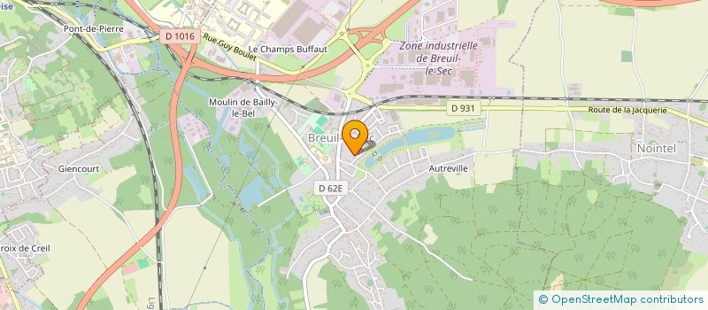 localisation de l'entreprise MADAME FABIENNE SOULIE  BREUIL-LE-SEC