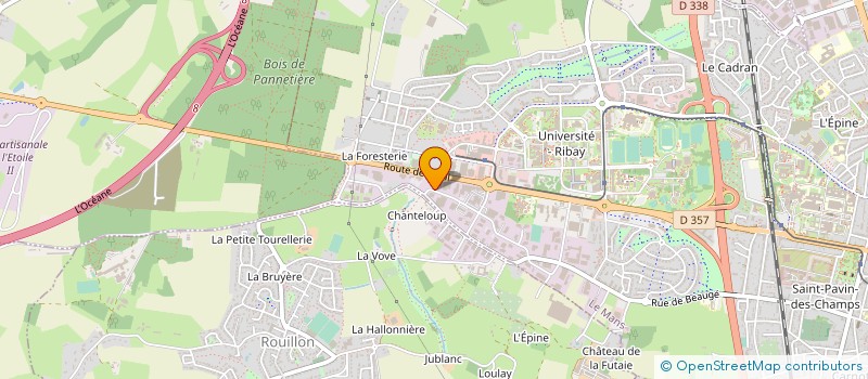 localisation de l'entreprise MADAME FABIENNE SOUVRE à LE MANS