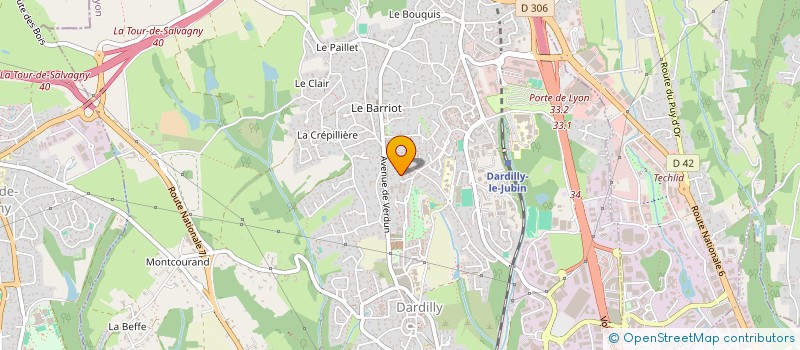 localisation de l'entreprise MADAME FABIENNE SPICA  DARDILLY