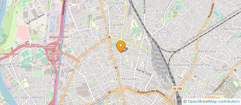 localisation de l'entreprise MADAME FABIENNE STOCK à TOULOUSE
