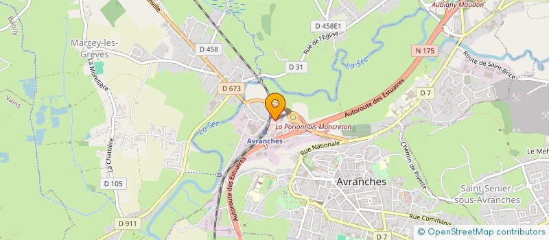 localisation de l'entreprise MADAME FABIENNE STORTZ à AVRANCHES