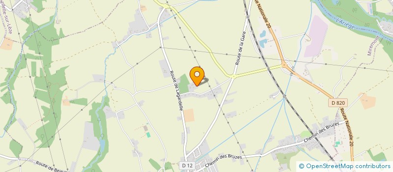 localisation de l'entreprise MADAME FABIENNE SUBERCAZE  ESPERCE