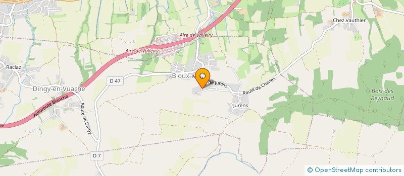 localisation de l'entreprise MADAME FABIENNE SUCHET  DINGY-EN-VUACHE