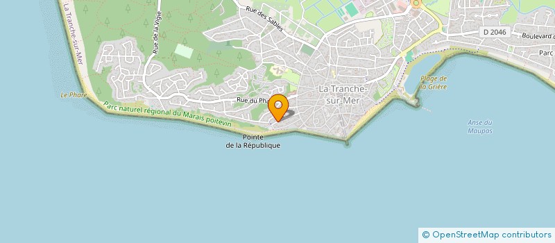 localisation de l'entreprise MADAME FABIENNE SUDRE à LA TRANCHE-SUR-MER