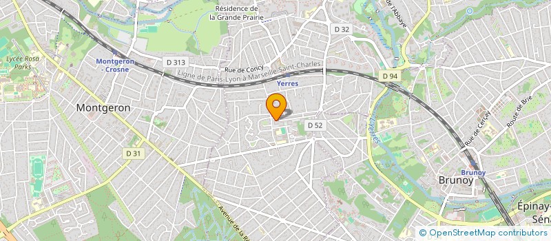 localisation de l'entreprise MADAME FABIENNE SURAUD  YERRES