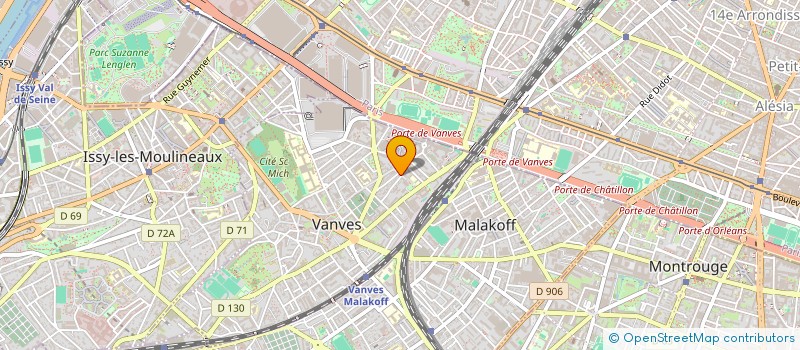 localisation de l'entreprise MADAME FABIENNE SYLVIE VENARD à VANVES