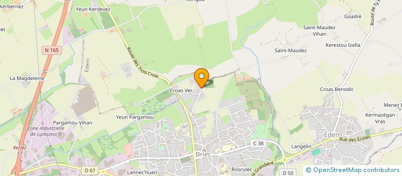 localisation de l'entreprise MADAME FABIENNE TALIDEC  BRIEC