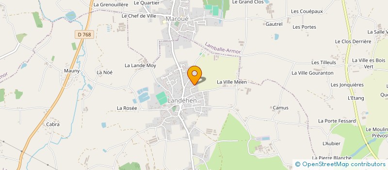 localisation de l'entreprise MADAME FABIENNE TARDIVEL à LANDEHEN
