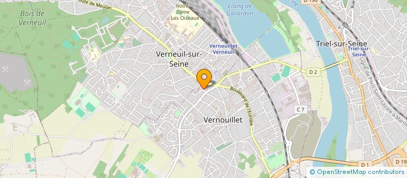 localisation de l'entreprise MADAME FABIENNE TEXIER à VERNOUILLET