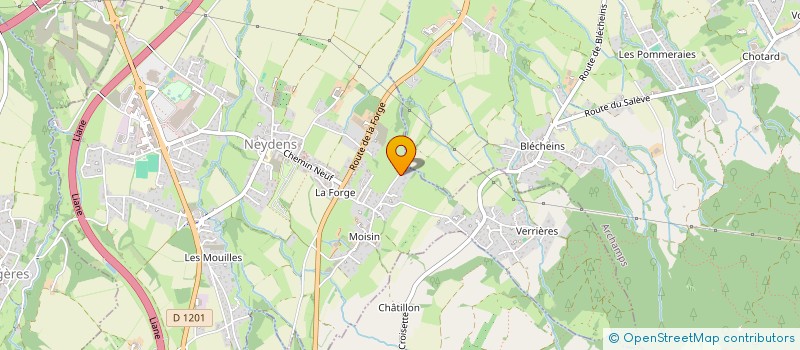 localisation de l'entreprise MADAME FABIENNE THEVENET  NEYDENS