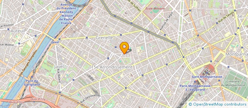 localisation de l'entreprise MADAME FABIENNE THIBEAULT  PARIS