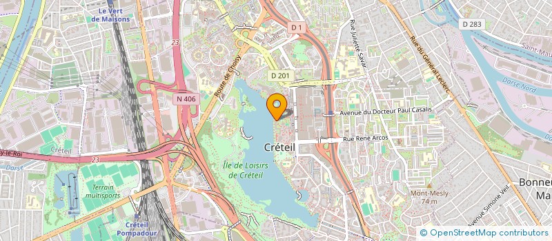 localisation de l'entreprise MADAME FABIENNE THIBOLOT  CRETEIL