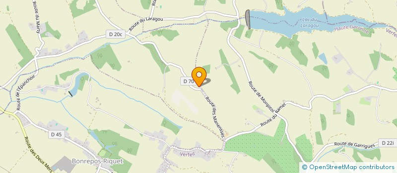 localisation de l'entreprise MADAME FABIENNE THOMAS à SAINT-JEAN-LHERM