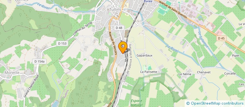 localisation de l'entreprise MADAME FABIENNE THOURY à TULLINS