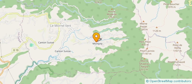 localisation de l'entreprise MADAME FABIENNE TUBAU  LE MORNE-VERT