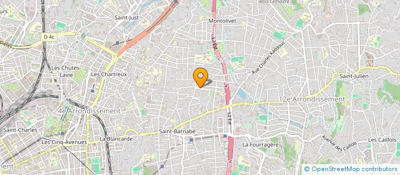 localisation de l'entreprise MADAME FABIENNE TUNINETTI à MARSEILLE 12EME