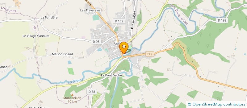 localisation de l'entreprise MADAME FABIENNE TURPIN  GAVRAY-SUR-SIENNE