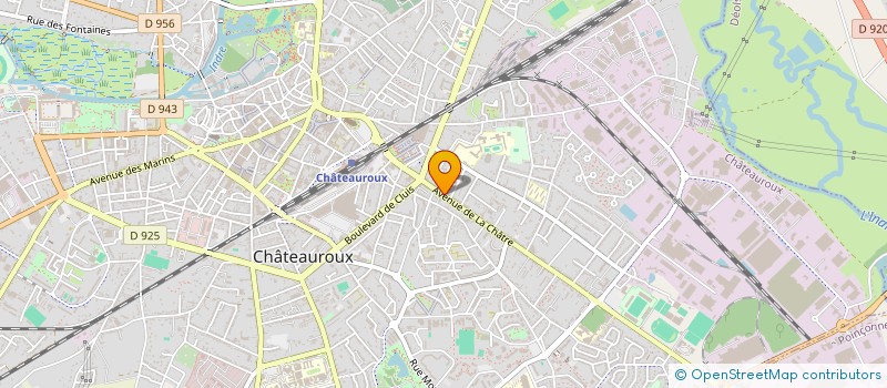 localisation de l'entreprise MADAME FABIENNE TURREL à CHATEAUROUX