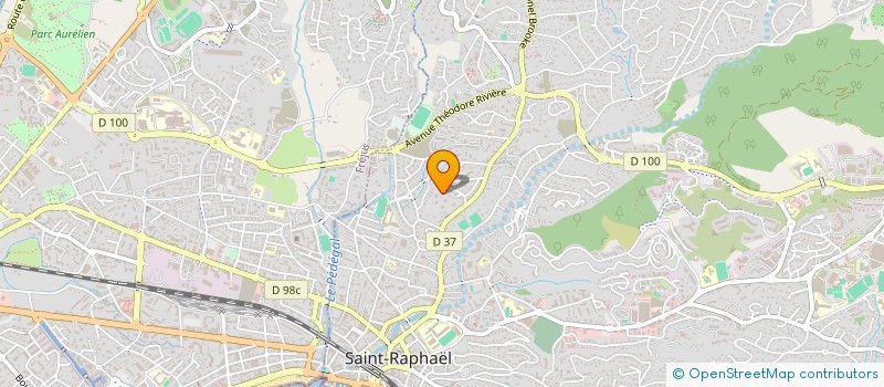 localisation de l'entreprise MADAME FABIENNE ULMER  SAINT-RAPHAEL