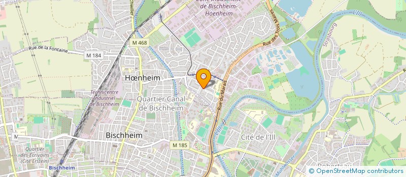 localisation de l'entreprise MADAME FABIENNE URBAN  HNHEIM