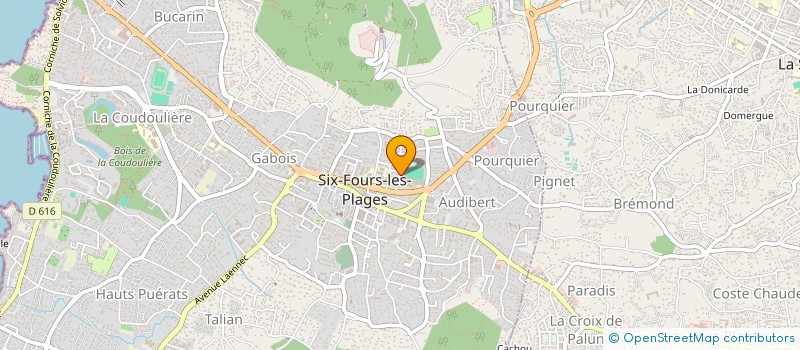 localisation de l'entreprise MADAME FABIENNE URIEN à SIX-FOURS-LES-PLAGES