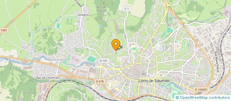 localisation de l'entreprise MADAME FABIENNE VANDELLE  LONS-LE-SAUNIER