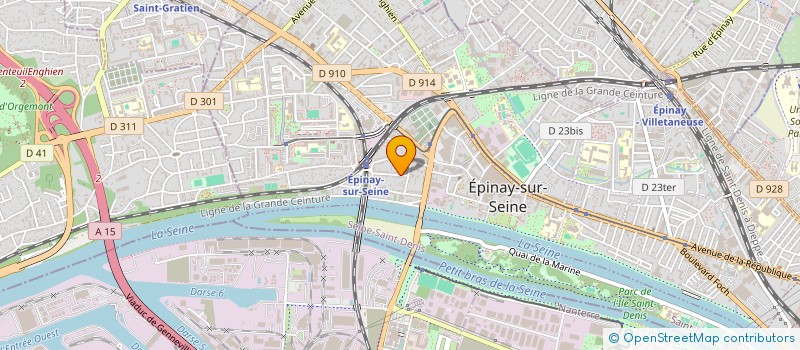 localisation de l'entreprise MADAME FABIENNE VANDERHEGGEN à EPINAY-SUR-SEINE