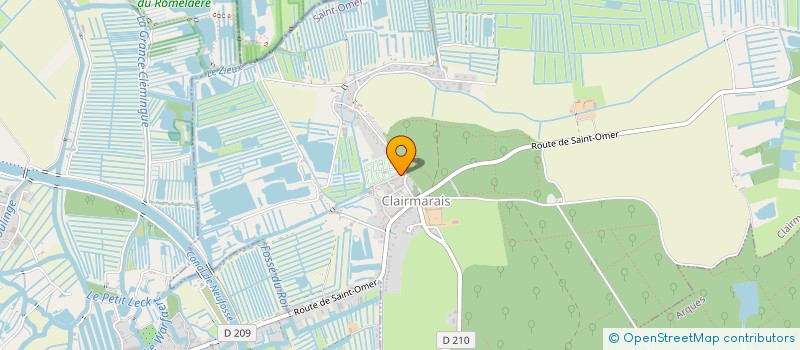 localisation de l'entreprise MADAME FABIENNE VANNEVEL  CLAIRMARAIS