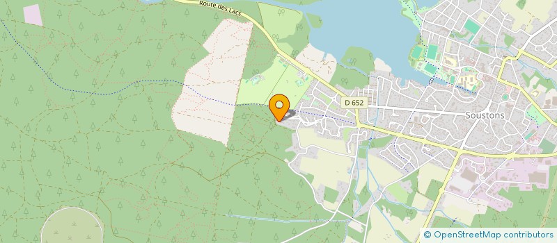 localisation de l'entreprise MADAME FABIENNE VAQUET  SOUSTONS