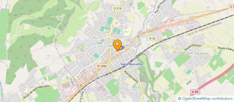 localisation de l'entreprise MADAME FABIENNE VARAGNAT  SAINT-MARCELLIN