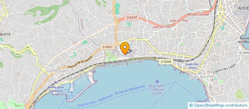 localisation de l'entreprise MADAME FABIENNE VASSAL à ANTIBES