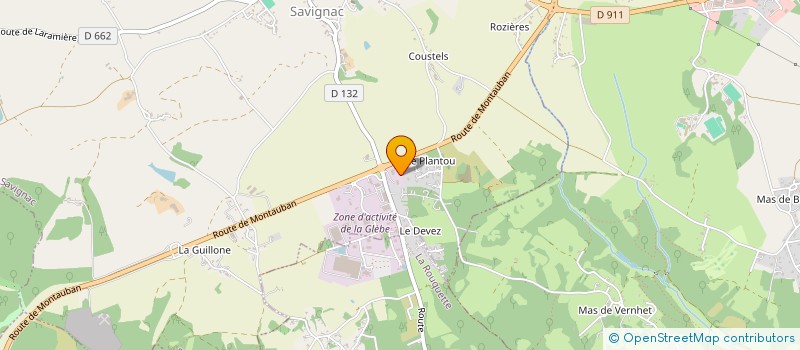 localisation de l'entreprise MADAME FABIENNE VERGNES à SAVIGNAC