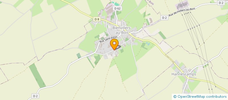 localisation de l'entreprise MADAME FABIENNE VERMEL  BIENVILLERS-AU-BOIS