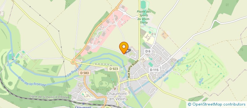 localisation de l'entreprise MADAME FABIENNE VERNIER  FRANCONVILLE