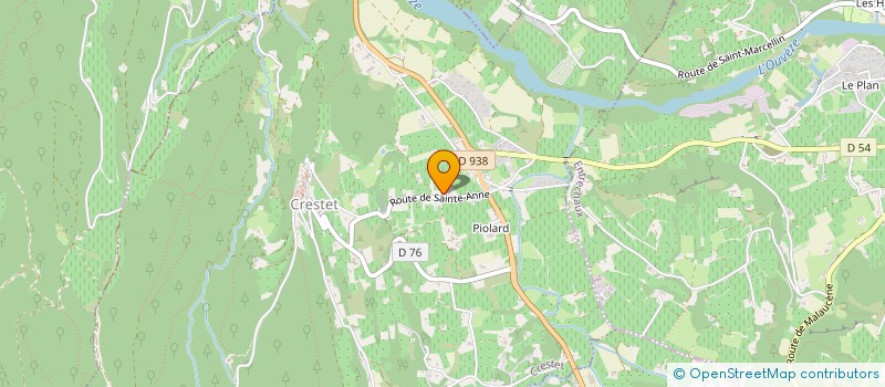 localisation de l'entreprise MADAME FABIENNE VERSE  CRESTET