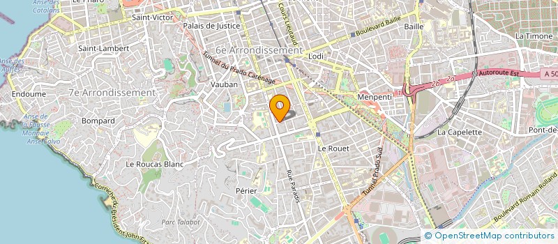 localisation de l'entreprise MADAME FABIENNE VIDAL à MARSEILLE