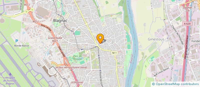 localisation de l'entreprise MADAME FABIENNE VILLENEUVE  BLAGNAC