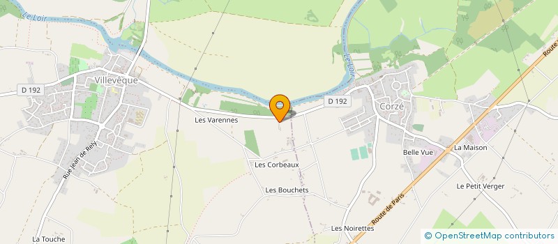 localisation de l'entreprise MADAME FABIENNE VINEE à RIVES-DU-LOIR-EN-ANJOU