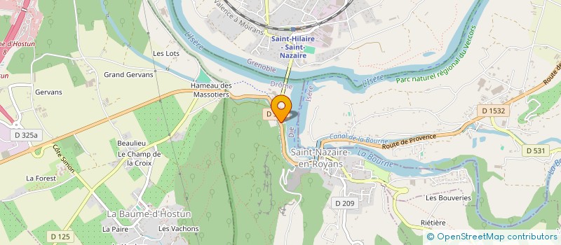 localisation de l'entreprise MADAME FABIENNE VIOLLE  SAINT-NAZAIRE-EN-ROYANS