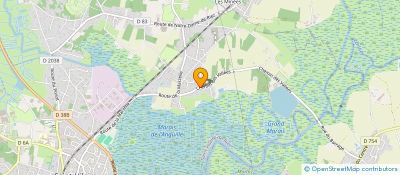 localisation de l'entreprise MADAME FABIENNE VIOLLEAU  SAINT-HILAIRE-DE-RIEZ