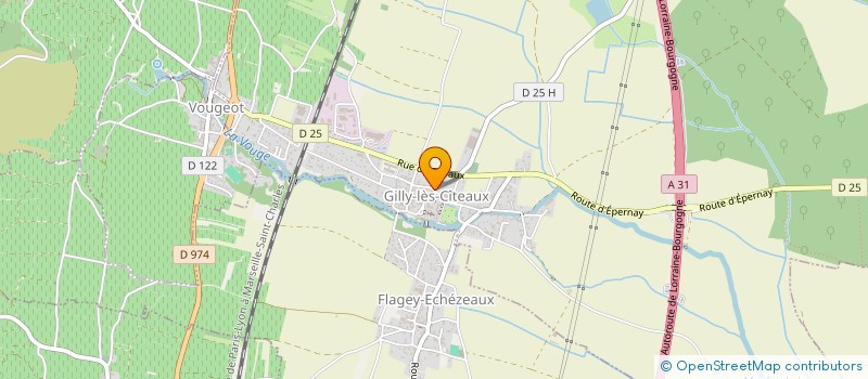 localisation de l'entreprise MADAME FABIENNE VIONNET  GILLY-LES-CITEAUX