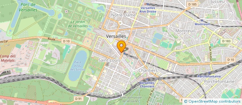 localisation de l'entreprise MADAME FABIENNE VITTOT à VERSAILLES