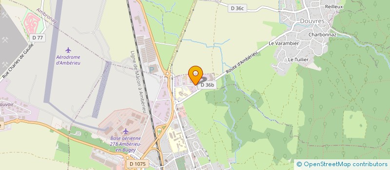 localisation de l'entreprise MADAME FABIENNE VOLLERIN à AMBERIEU-EN-BUGEY