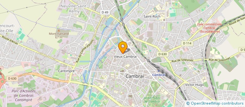 localisation de l'entreprise MADAME FABIENNE WAXIN à CAMBRAI
