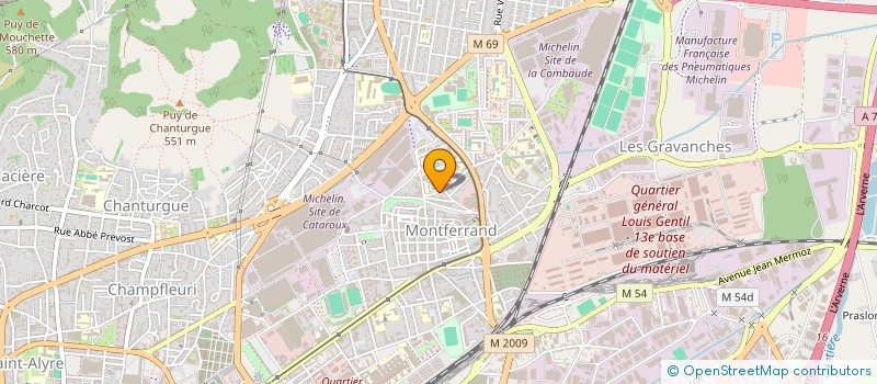 localisation de l'entreprise MADAME FABIENNE WEIDMANN  CLERMONT-FERRAND